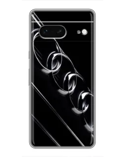 Чехол для Google Pixel 7 с картинкой «Audi — абстрактные кольца»