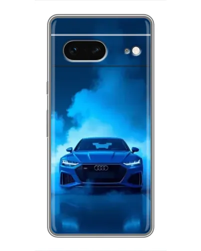 Чехол для Google Pixel 7 с картинкой «Audi — голубая энергия»