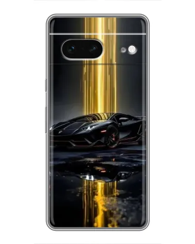 Чохол для Google Pixel 7 з картинкою «Нічний Lamborghini драйв»