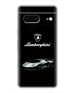 Чохол для Google Pixel 7 з картинкою «Логотип Lamborghini класика»