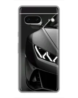 Чохол для Google Pixel 7 з картинкою «Lamborghini фари деталізація»