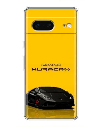 Чохол для Google Pixel 7 з картинкою «Lamborghini Huracan чорний»