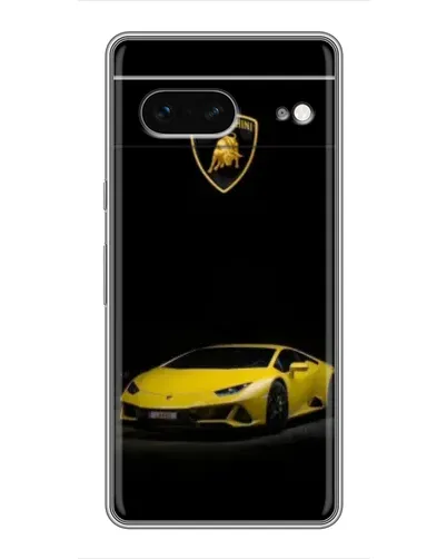 Чохол для Google Pixel 7 з картинкою «Lamborghini жовтий акцент»