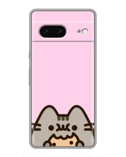 Чохол для Google Pixel 7 з картинкою «Pusheen та печиво»
