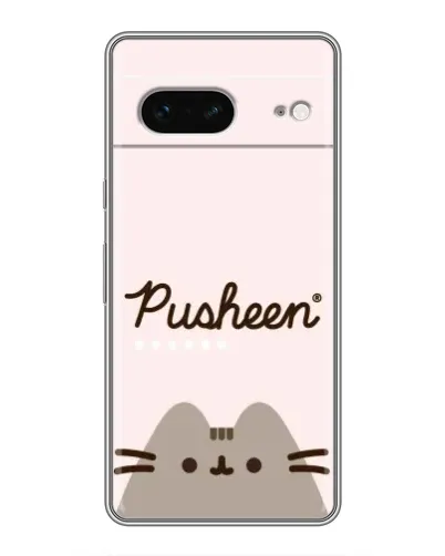Чехол для Google Pixel 7 с картинкой «Pusheen логотип»