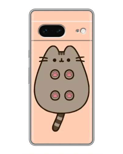 Чехол для Google Pixel 7 с картинкой «Пушин пузиком кверху»