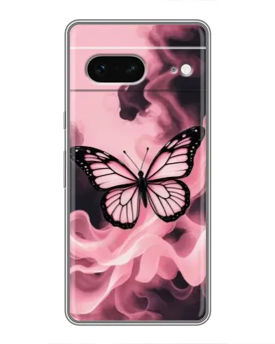 Чохол для Google Pixel 7 з картинкою «Метелик у диму»