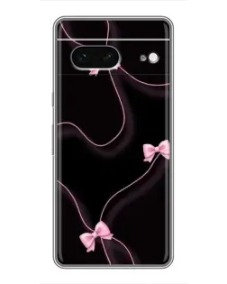 Чехол для Google Pixel 7 с картинкой «Розовые ленты»