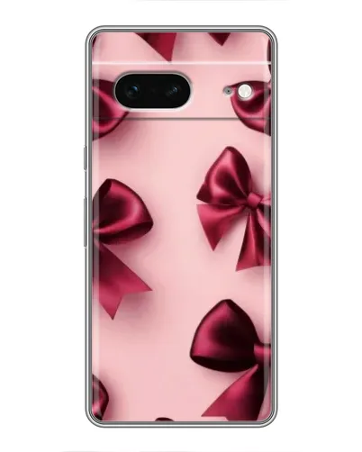 Чехол для Google Pixel 7 с картинкой «Бордовый атлас»