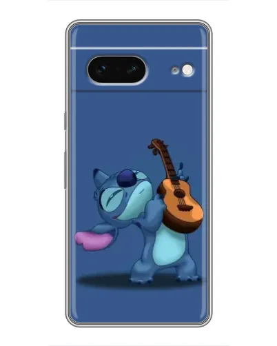 Чехол для Google Pixel 7 с картинкой «Стич с укулеле»