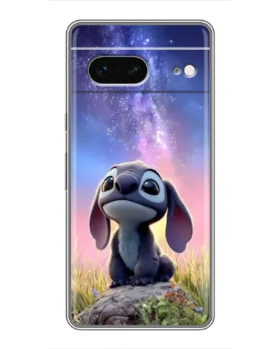 Чехол для Google Pixel 7 с картинкой «Стич на рассвете»