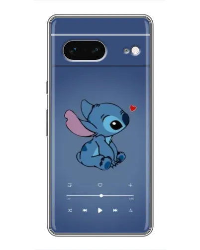 Чехол для Google Pixel 7 с картинкой «Музыкальный Stitch»