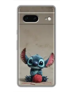 Чохол для Google Pixel 7 з картинкою «Стіч на чоричневому фоні»