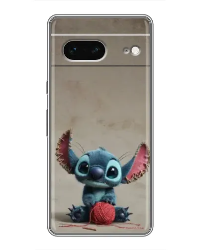 Чехол для Google Pixel 7 с картинкой «Стич на коричневом фоне»