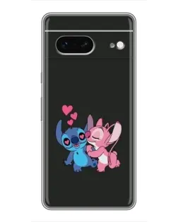 Чохол для Google Pixel 7 з картинкою «Анжел цілує Стіча»
