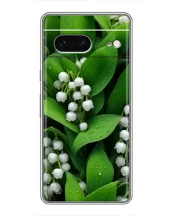 Чохол для Google Pixel 7 з картинкою «Конвалії в зелені»