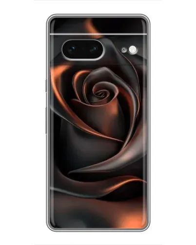 Чохол для Google Pixel 7 з картинкою «Шовкова чорна троянда»