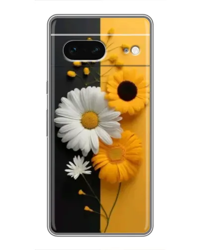 Чохол для Google Pixel 7 з картинкою «Соняшник та ромашка»