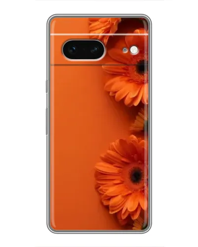 Чохол для Google Pixel 7 з картинкою «Помаранчеві гербери»