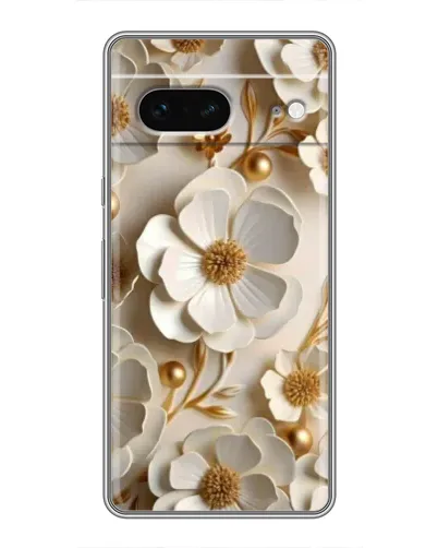 Чохол для Google Pixel 7 з картинкою «Білі паперові квіти»