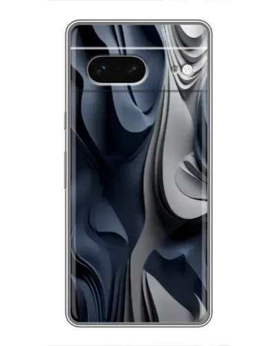 Чохол для Google Pixel 7 з картинкою «Об'ємні сині складки»