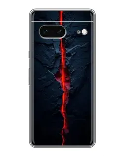 Чохол для Google Pixel 7 з картинкою «Червона лавова тріщина»