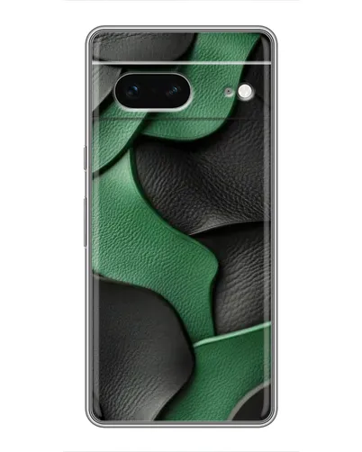 Чохол для Google Pixel 7 з картинкою «Зелені шкіряні хвилі»