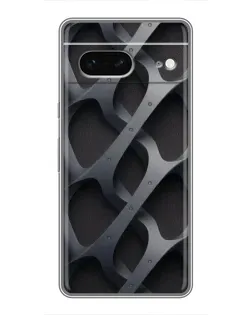 Чохол для Google Pixel 7 з картинкою «Об'ємне сіре плетіння»