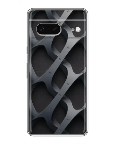 Чохол для Google Pixel 7 з картинкою «Об'ємне сіре плетіння»