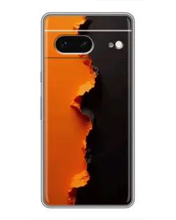Чохол для Google Pixel 7 з картинкою «Помаранчевий розлом»