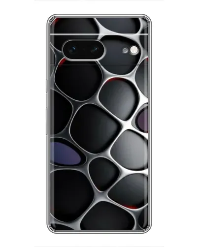 Чохол для Google Pixel 7 з картинкою «Об'ємна темна решітка»