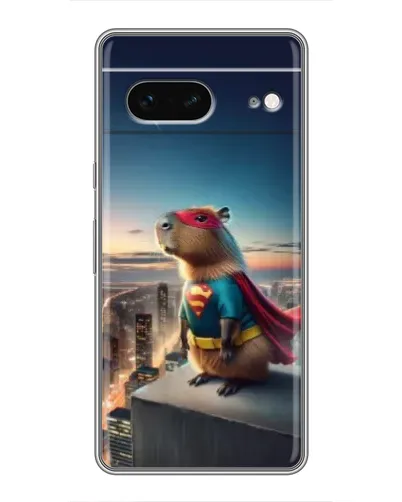 Чохол для Google Pixel 7 з картинкою «Капі-мен супергерой»
