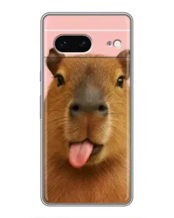 Чохол для Google Pixel 7 з картинкою «Капібара з язиком»
