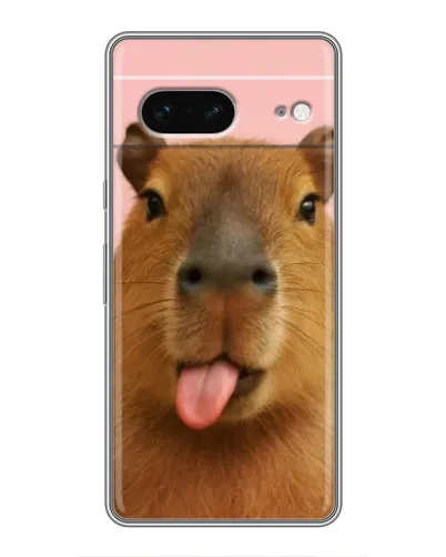 Чохол для Google Pixel 7 з картинкою «Капібара з язиком»
