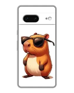 Чохол для Google Pixel 7 з картинкою «Капібара в окулярах»