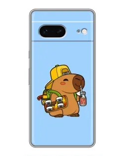 Чохол для Google Pixel 7 з картинкою «Капібара на скейті»