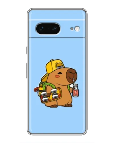 Чохол для Google Pixel 7 з картинкою «Капібара на скейті»