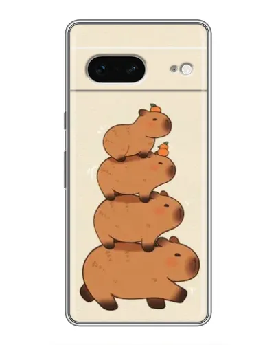 Чохол для Google Pixel 7 з картинкою «Вежа з капібар»