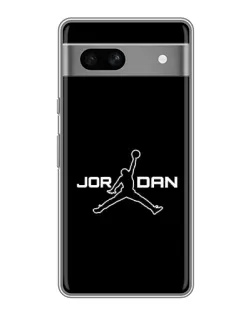 Чехол для Google Pixel 7A с картинкой «Nike Pink Swirl»