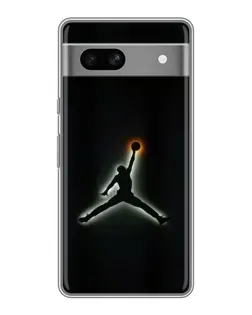Чехол для Google Pixel 7A с картинкой «Jordan Gradient Logo»
