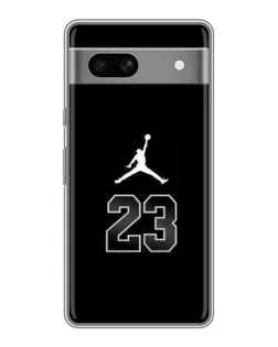 Чехол для Google Pixel 7A с картинкой «Jordan Flight 23»