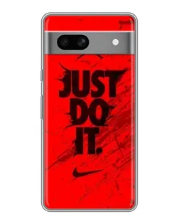 Чехол для Google Pixel 7A с картинкой «Nike Just Do It»