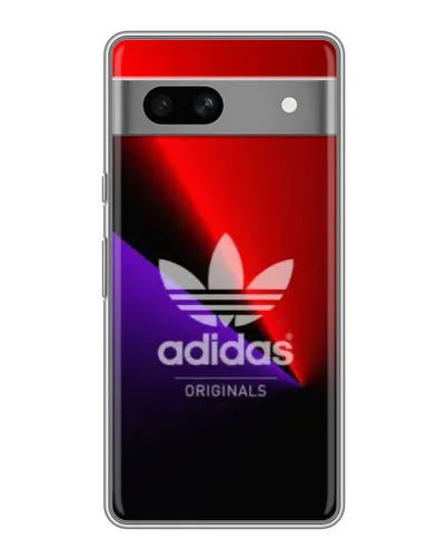 Чехол для Google Pixel 7A с картинкой «Adidas Red Neon»