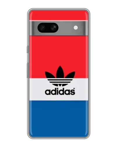 Чехол для Google Pixel 7A с картинкой «Adidas Retro Block»