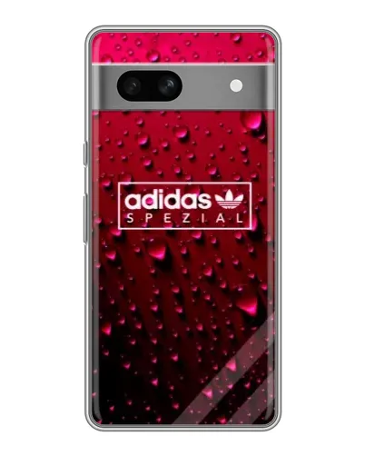 Чехол для Google Pixel 7A с картинкой «Adidas Gold Marble»