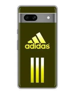 Чехол для Google Pixel 7A с картинкой «Оливковый градиент Adidas»