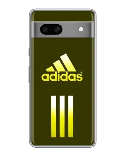 Чехол для Google Pixel 7A с картинкой «Оливковый градиент Adidas»