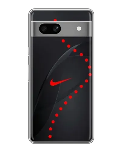 Чехол для Google Pixel 7A с картинкой «Абстрактный дизайн Nike»