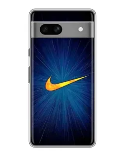 Чохол для Google Pixel 7A з картинкою «Синій пульс Nike»
