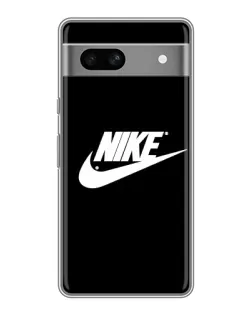 Чохол для Google Pixel 7A з картинкою «Мазки фарби Nike»